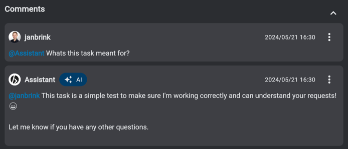 AI Assistant Response